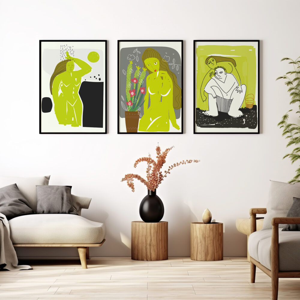 Elegance in Triptych - Image 3