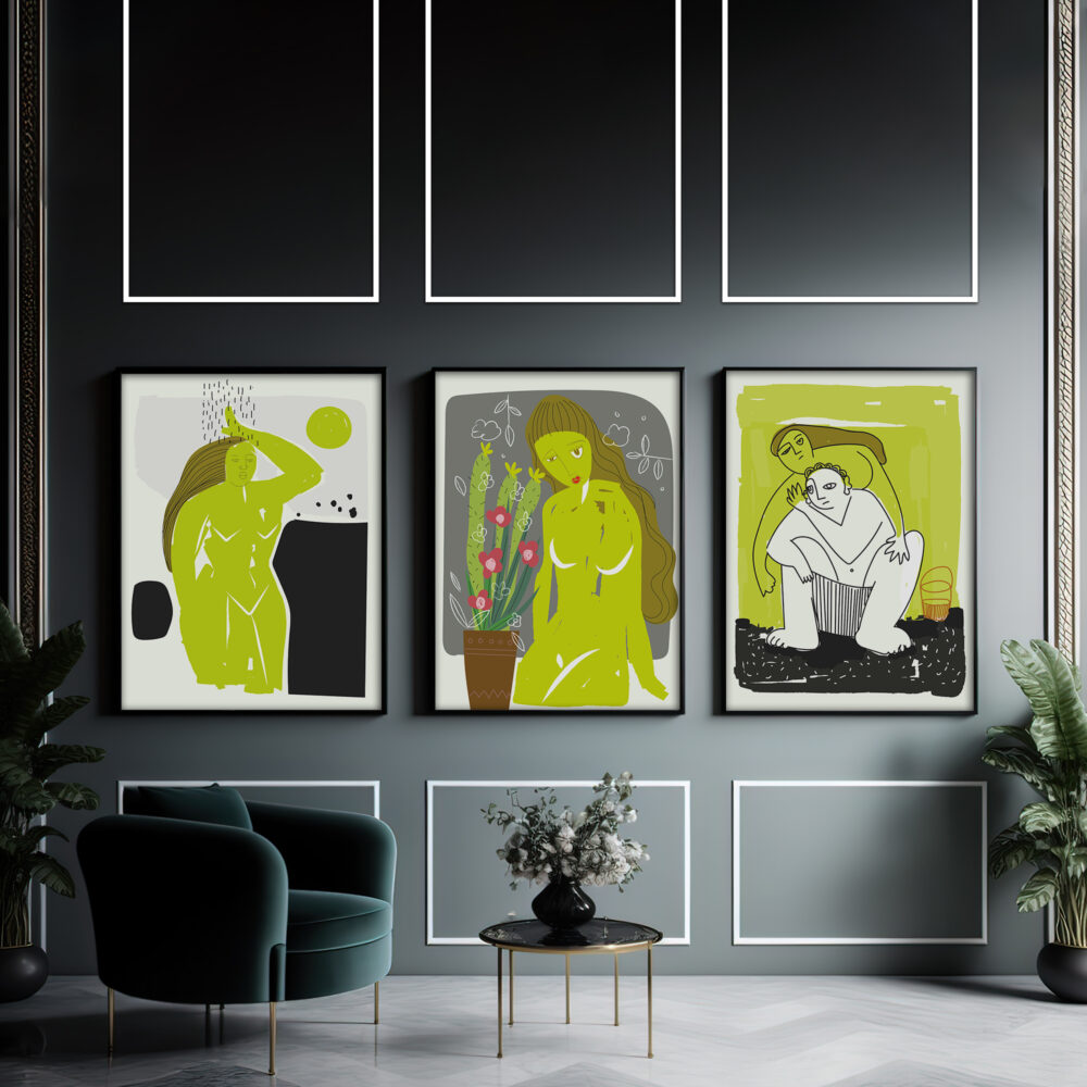 Elegance in Triptych - Image 4