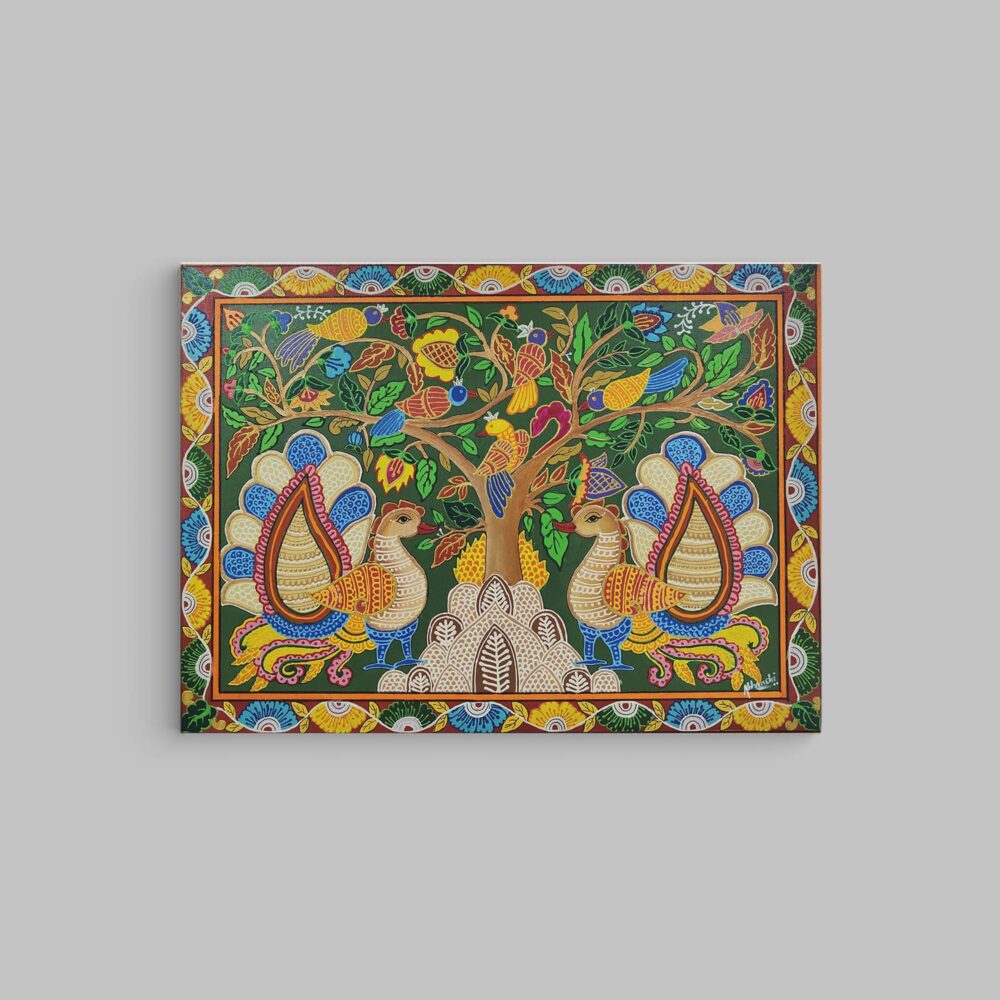 Kalamkari Peacock