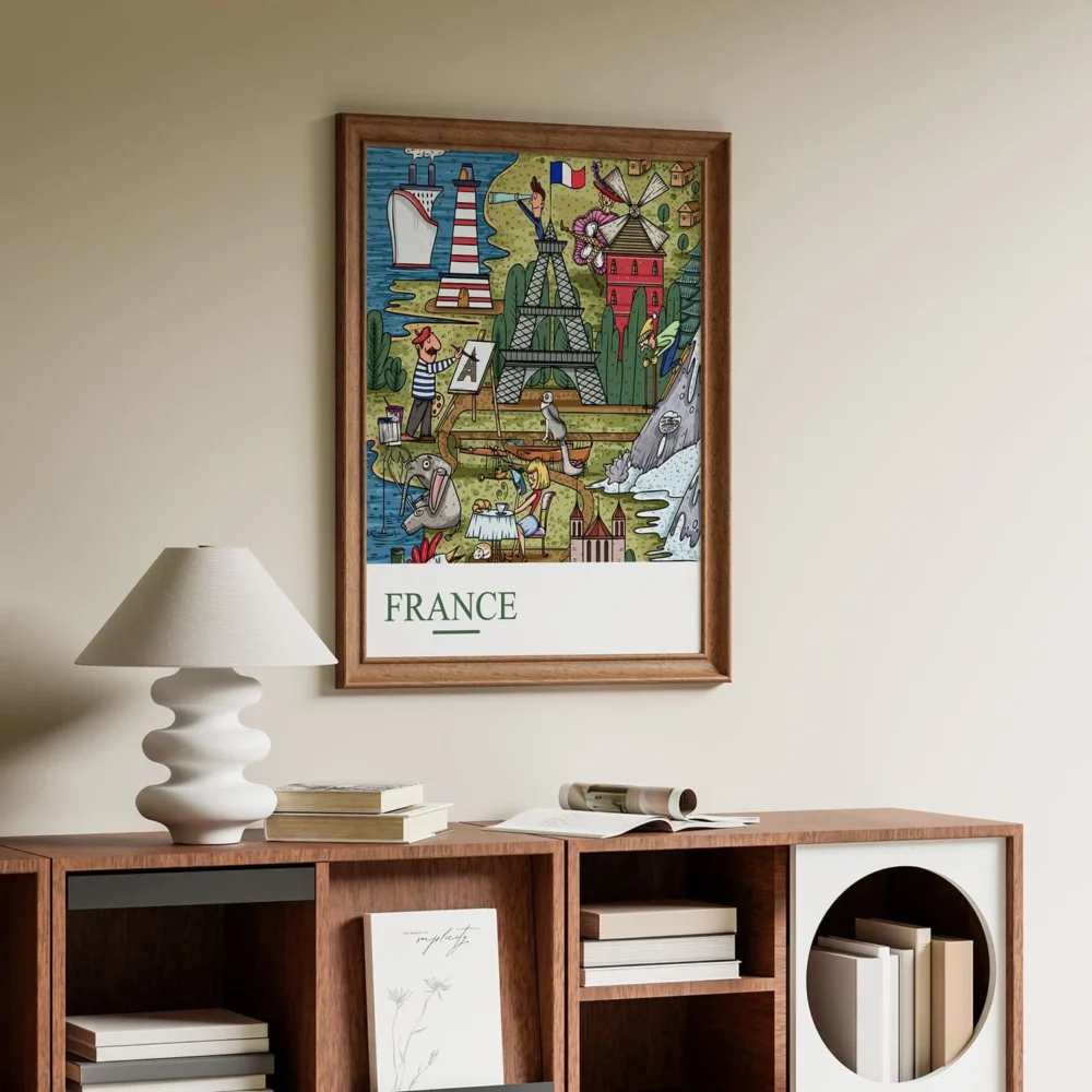 peacock feather wall painting. Vitri Design Studio