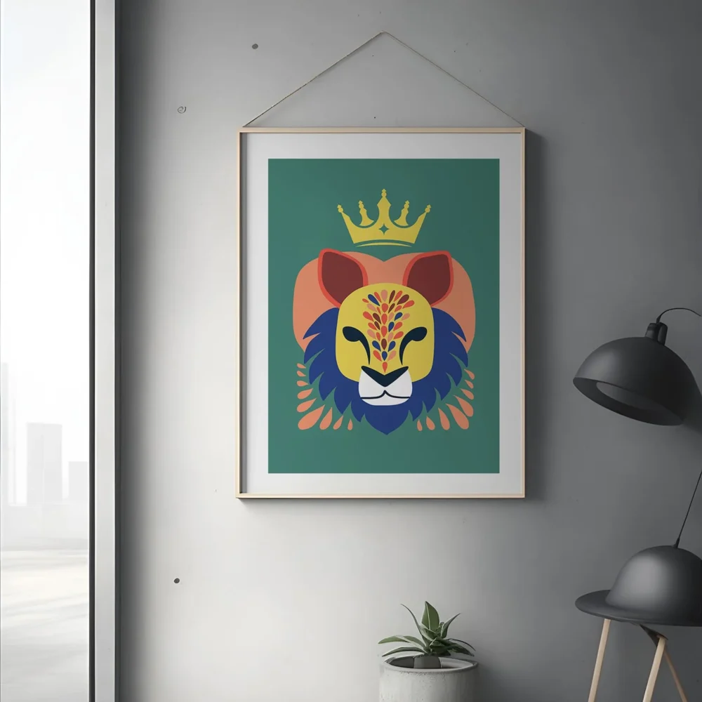 acrylic painting of lord krishna. Vitri Design Studio