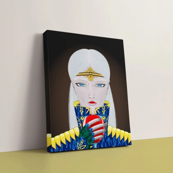 acrylic colour painting on paper. Vitri Design Studio