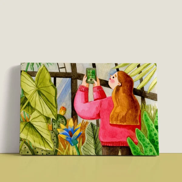 fish painting on wall. Vitri Design Studio
