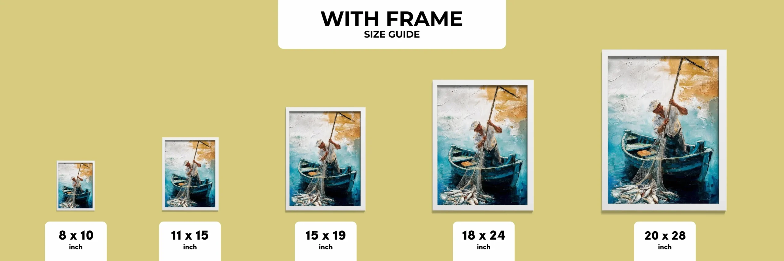 Frame Size Guide Banner